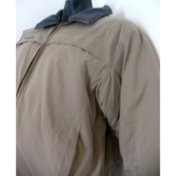 MENS Columbia Khaki Jacket Coat, Size L,  go by measurement - Picture 7 of 11